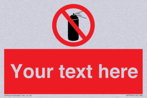 Custom prohibition no aerosol